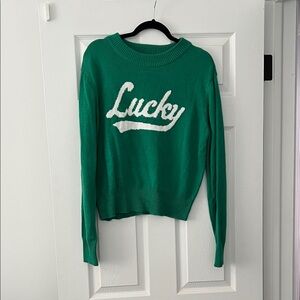 Lucky Brand Women's Emerald Crew Neck Sweater